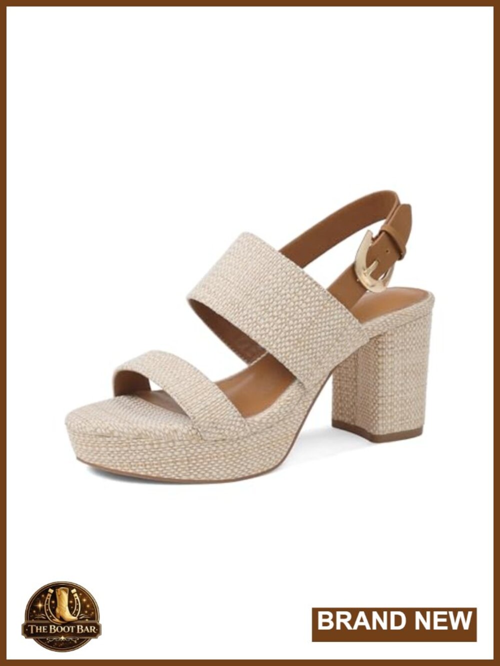Women's Platform Sandals Block Heel Ankle Strap Open Toe Summer Dress Shoes